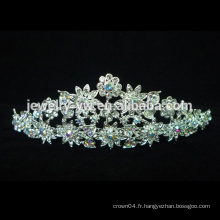 Mariage / princesse en gros nuptiale strass Crystal Beauty Pageant Crowns &amp; Tiaras
